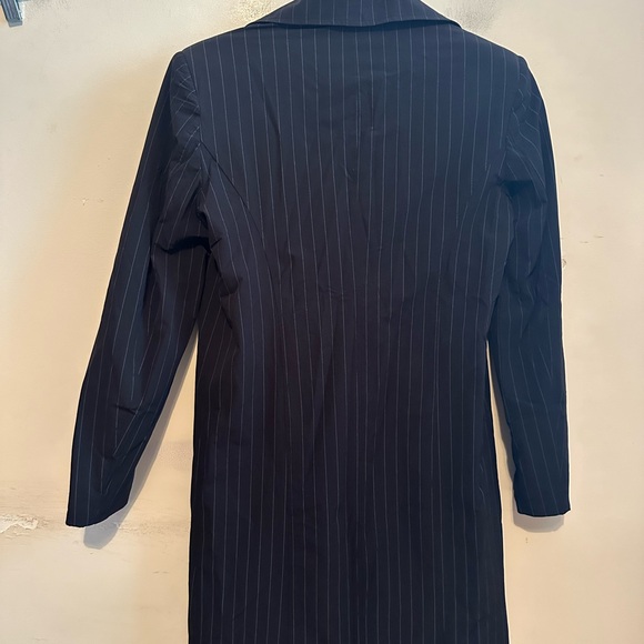 Peace Of Cloth NYC Cooper Zip Car Coat Women’s X-Small Majestic Stripe - Picture 6 of 11